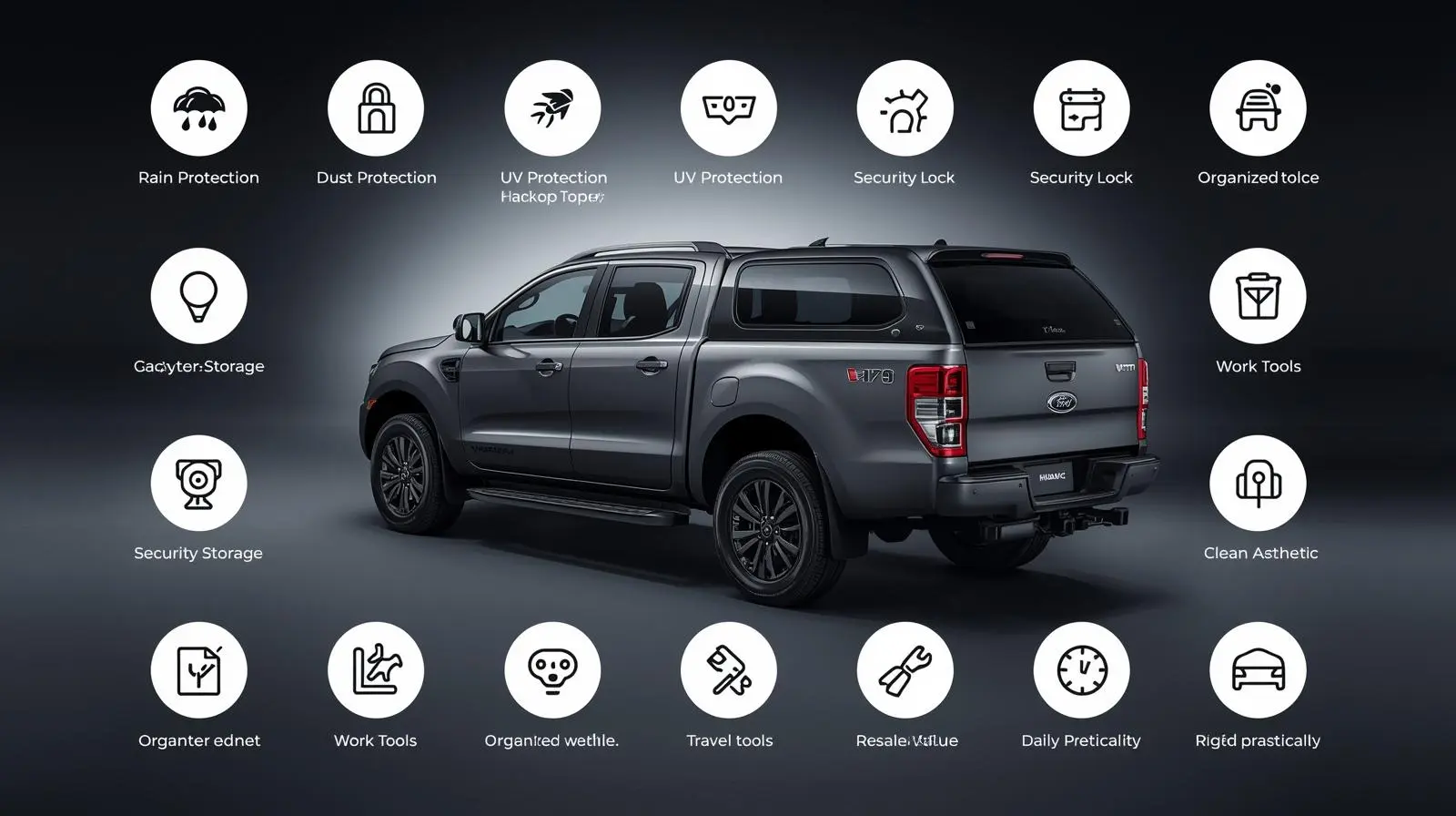 1 2 10 vantagens da capota de fibra para caminhonete